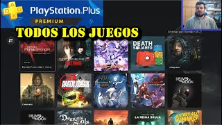 PLAYSTATION PLUS PREMIUM 2024  Lista de todos los juegos disponibles y Recomendaciones Enero 2024 [upl. by Martell862]