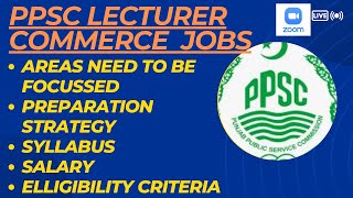 Commerce Lecturer Jobs  Lecturer Commerce  Lecturer Jobs  PPSC Lecturer Jobs [upl. by Jezabelle]