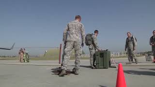 US Air Force Security Forces Cops lead Air Base Protection Exercise at Incirlik Air Base in Turkey [upl. by Syah]