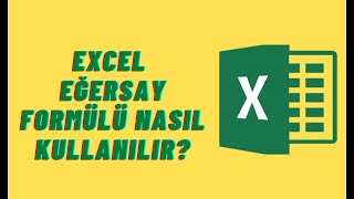 Excel EğerSay Formülü Nasıl Kullanılır [upl. by Anihsak]