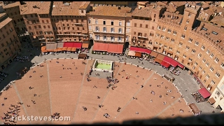 Siena Italy Piazza del Campo  Rick Steves’ Europe Travel Guide  Travel Bite [upl. by Ahtoelc356]