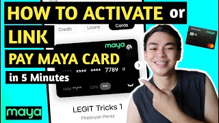 How to ACTIVATE LINK Pay MAYA PHYSICAL CARD Full Guide 2023 [upl. by Ainollopa]