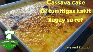 How to cook cassava cake Sobrang sarap nito Malambot kahit ilagay sa ref ng overnight [upl. by Kassandra397]