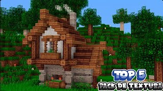 LOS MEJORES PACK de TEXTURAS para MINECRAFT SURVIVAL 112  1122 l TOP 5 l 😱 [upl. by Gnuy279]