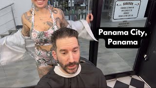 💈🇵🇦 VENEZUELAN LADYBARBER SHOWS ME WHAT SHE’S GOT [upl. by Imnubulo]