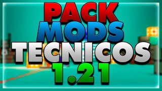 Pack de MODS TECNICOS para Minecraft 121  Tutorial Minecraft 121 [upl. by Htebazila]