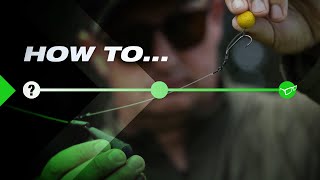 How To Tie Danny Fairbrass Spinner D Rig For Wafters  Korda Carp Fishing [upl. by Kcirddehs]