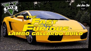 Fast amp Furious 6  Lamborghini Gallardo  GTA V Car Build Tutorial VACCA [upl. by Hubbard952]