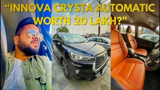 INNOVA CRYSTA AUTOMATIC WORTH 20 LAKH  Jae Singh Vlogs [upl. by Giraud]