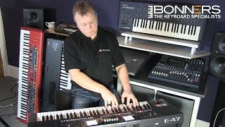 Roland EA7 Keyboard UK Mega Style Demo Lots Of Playing [upl. by Nireves]