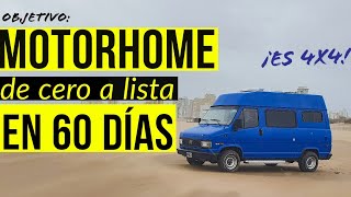 DESAFÍO MOTORHOME Esta camioneta es ÚNICA EN ARGENTINA y es nuestro hogar 🌎 La hacemos desde cero [upl. by Gnud]