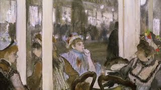 Hundert Meisterwerke und ihre Geheimnisse  Frauen auf einer CaféTerrasse 1877 von Edgar Degas [upl. by Eugenle576]