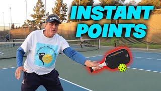 THE BEST PICKLEBALL STRATEGY TO WIN FAST POINTS  INTERMEDIATE TO ADVANCE PLAYERS [upl. by Aidin]