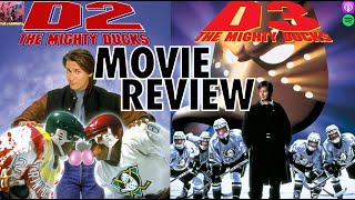 D2 The Mighty Ducks  D3 The Mighty Ducks  MOVIE REVIEW [upl. by Llerihs]