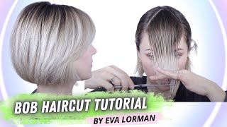 How To Cut Your Own Hair  Bob Haircut Tutorial 2023 by Eva Lorman [upl. by Hanny]