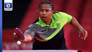 Table Tennis Edem Wins Nigerias First Medal At 13th African Games [upl. by Asaert]