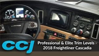 Professional amp Elite Trim Levels  2018 Freightliner Cascadia [upl. by Birmingham]