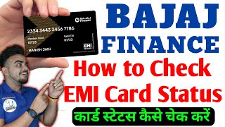 How to Check Bajaj Finserv EMI Network Card Status  Bajaj Finserv EMI Card [upl. by Thrasher]