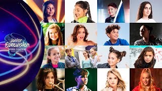 LAS 16 CANCIONES DE EUROVISIÓN JUNIOR 2022 [upl. by Ahsian485]