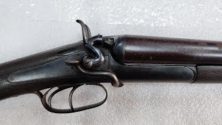 Army and Navy CSL London 12 bore sidelever back action hammergun [upl. by Suhcnip]