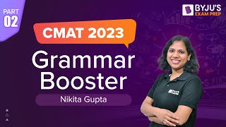 CMAT 2023  CMAT Grammar Booster  Ace CMAT Language Comprehension Section  BYJUS Exam Prep [upl. by Riordan772]