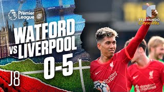 Highlights amp Goals  Watford vs Liverpool 05  Premier League  Telemundo Deportes [upl. by Aivilo]