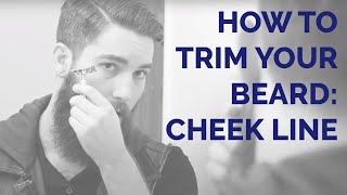 How to trim your cheek line for your beard [upl. by Aria436]