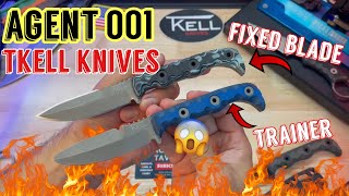 Greatest EDC Self Defense Fixed Blade TKell Agent 001 by The Knife Junkie 2024 [upl. by Murrah591]