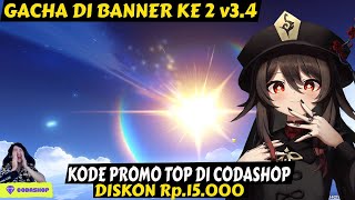 Yes Dapat B5 Lagi  Buruan Kode Promo Top Up di Codashop  Genshin Impact v34 [upl. by Thurlough297]