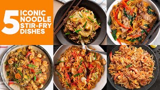 Top 5 ICONIC Noodle StirFry Dishes  Marions Kitchen [upl. by Azilef]