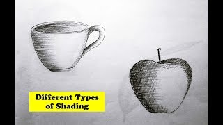 Different Types of Shading Techniques  Pencil Sketch Tutorial 2 [upl. by Ashbaugh]