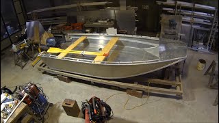 14 foot welded aluminum boat build [upl. by Finnigan]