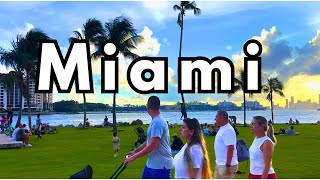 4K  Miami Walking Tour South Beach amp South of Fifth USA Travel Video  MIAMI FLORIDA [upl. by Eelinnej]