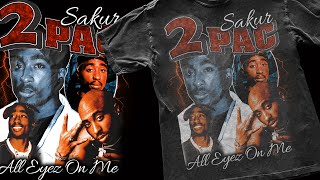 How to create a 90s vintage bootleg Rap tshirt design  PHOTOSHOP TUTORIAL Drake 2024 [upl. by Jeffers]