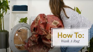 How to Wash Your Ruggable Rug  Ruggable [upl. by Sakhuja]