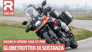 Suzuki VStrom 1050 XT Pro  prova  1000 km con la maxi enduro di Hamamatsu [upl. by Atteynad]