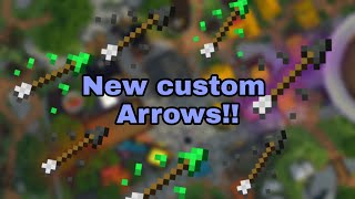 Weapon Smith Update Review New custom arrows hypixel skyblock [upl. by Nagn504]