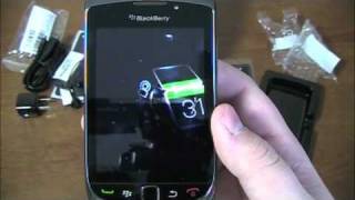 BlackBerry Torch 9800 Unboxing [upl. by Nayt895]