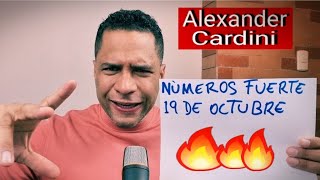 NUMERO PARA HOY Alexander Cardini Números Fuerte 🔥 191023 [upl. by Zzaj]