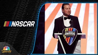 Kurt Busch defines excellence in NASCAR gives thanks for help and support  Motorsports on NBC [upl. by Yvaht]