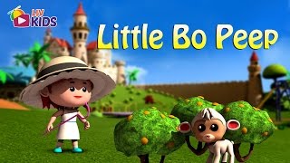 Little Bo Peep Has Lost Her Sheep with Lyrics  LIV Kids Nursery Rhymes and Kids Songs  HD [upl. by Enelaehs]