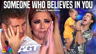 Golden Buzzer All the judges cry when the strange baby from the Philippines sang the Air Supply song [upl. by Pradeep909]