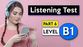 B1 Listening Test  Part 6  English Listening Test [upl. by Bethel464]