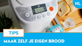 Zelf brood bakken met een broodbakmachine [upl. by Else]