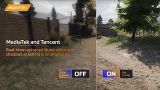 MediaTek and Tencent  Realtime raytraced illumination and shadows at 60FPS in smartphones [upl. by Babcock893]