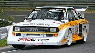 Most INSANE Audi Quattro EVER  Audi S1 Prospeed EARGASMIC 5Cylinder TURBO Sounds [upl. by Nyledam]