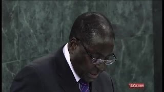 Mugabe delivers message to Western Nations [upl. by Snell]