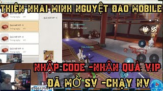 THIÊN NHAI MINH NGUYỆT ĐAO MOBILE  NHẬP CODE  VÀO LÀM NHIỆM VỤ CÀY CẤP THÔI [upl. by Fevre]