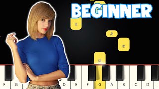 Exile  Taylor Swift ft Bon Iver  Beginner Piano Tutorial  Easy Piano [upl. by Pry]