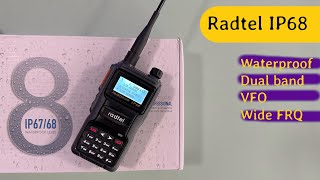 Radtel IP68  влагозащищенная рация с широким диапазоном [upl. by Dnalel542]